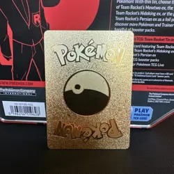 Pokemon Gengar VMAX 320hp Gold Foil Fan Art Collector Card TCG - Image 2