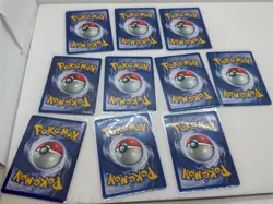 Lot of 10 Early Pokemon Cards NM Rocket / Fossil / Jungle / Gym Heroes - Image 2