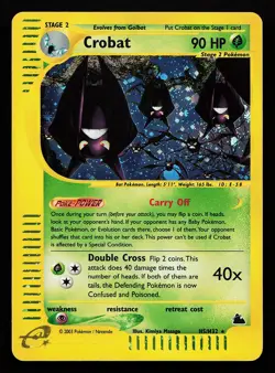 Crobat H05/H32 Holo Rare Skyridge Pokemon Card - Image 1