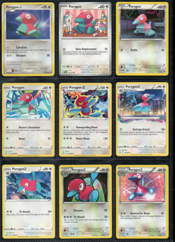 Pokemon TCG 9x Porygon2 Lot Porygon-Z Porygon Black White Plasma Blast Cards - Image 1