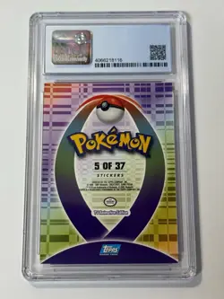Pokemon Topps Politoed Johto League Champions #186 Sticker Card - Image 2
