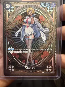 Stussy (SP Alt Art) OP07-085 SR A Fist of Divine Speed - ONE PIECE Card English - Image 1