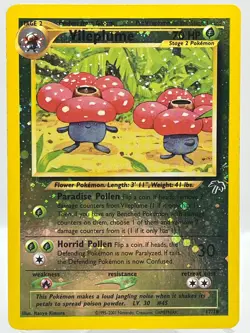 Vileplume 17/18 Southern Islands Reverse Holo Promo Vintage Pokemon TCG Card - Image 1