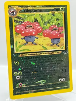 Vileplume 17/18 Southern Islands Reverse Holo Promo Vintage Pokemon TCG Card - Image 2