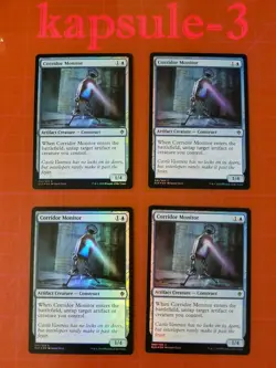 4x Corridor Monitor | FOIL | Throne of Eldraine | MTG Magic Cards - Image 1