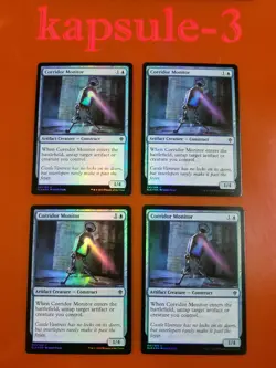 4x Corridor Monitor | FOIL | Throne of Eldraine | MTG Magic Cards - Image 3