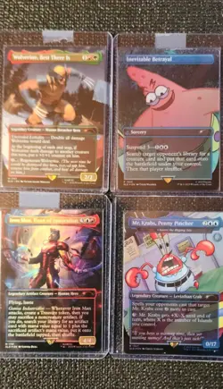 Magic: The Gathering - Secret Lair Drop - SpongeBob Foil Lot Plus Marvel - Image 3