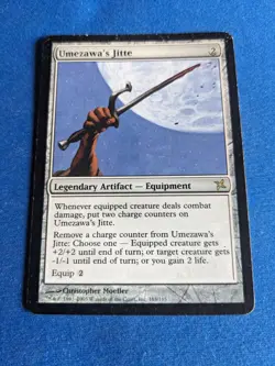 Umezawa's Jitte 1x MtG Betrayer's of Kamigawa PLAYED **See Pictures!** - Image 1