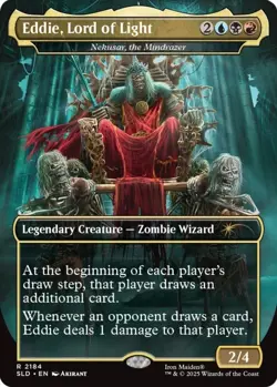 Secret Lair x Iron Maiden Eddie, Lord of Light Non-Foil Nekusar, The Mindrazer - Image 1