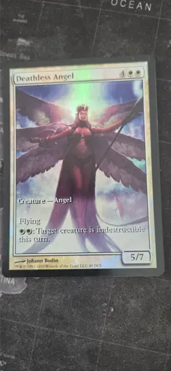 MtG Deathless Angel Foil Extended Promo - Image 1