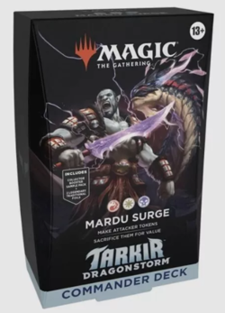 Magic The Gathering: - Tarkir Dragonstorm Mardu Surge Commander Deck - Image 1