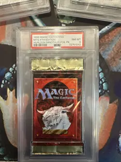 Magic: The Gathering 4th Edition Graded PSA 8 Sealed Booster Pack - Image 1