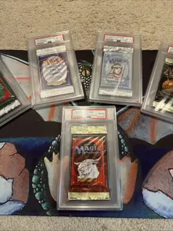 Magic: The Gathering 4th Edition Graded PSA 8 Sealed Booster Pack - Image 3