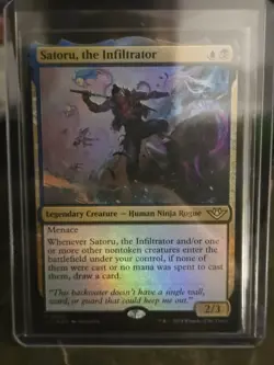 Satoru, the Infiltrator Outlaws of Thunder Junction Foil - Image 1