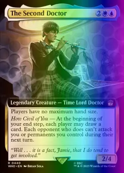 MTG Magic the Gathering The Second Doctor (440/1208) Doctor Who LP FOIL - Image 1