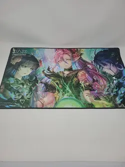 Llanowar Elves Showcase Anime MTG Foundations Playmat PAX Unplugged English 2024 - Image 1