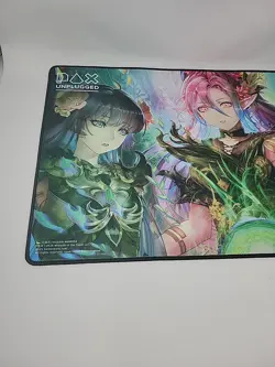 Llanowar Elves Showcase Anime MTG Foundations Playmat PAX Unplugged English 2024 - Image 2