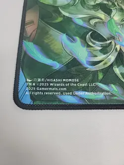 Llanowar Elves Showcase Anime MTG Foundations Playmat PAX Unplugged English 2024 - Image 5