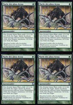 TOP 4 x Macht des alten Krosa / Might of Old - TIME SPIRAL - deutsch Playset - Image 1