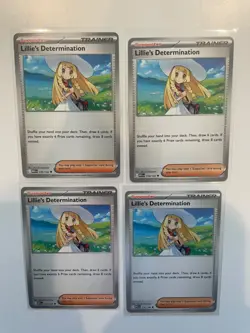 Lillie’s Determination 119/132 Mega Evolution Playset (x4) Pokemon TCG - Image 4