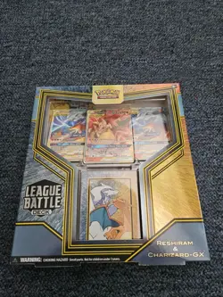 Pokemon Reshiram & Charizard-GX League Battle Deck Factory Sealed - Image 1