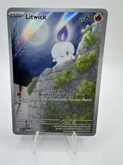 Litwick 101/086 SV: White Flare Illustration Rare Holo - Pokemon TCG - Image 1