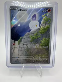 Litwick 101/086 SV: White Flare Illustration Rare Holo - Pokemon TCG - Image 2