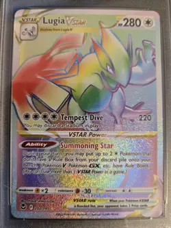 2022 Pokemon SWSH Silver Tempest Lugia VSTAR 202 PSA 10 GEM MT - Image 2