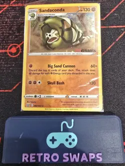 Pokemon TCG Sandaconda 082/163 EB Games SEALED Promo - Battle Styles NM Swirl - Image 1