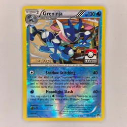 REVERSE HOLO 1ST PLACE LEAGUE PROMO GRENINJA 40/122 BREAKPOINT LP POKEMON - Image 1