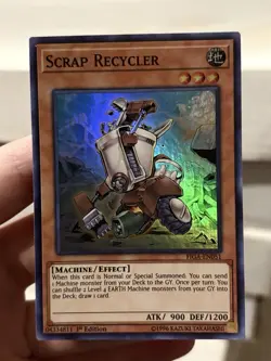 Yu-Gi-Oh! Scrap Recycler FIGA-EN051 Super Rare 1st Edition - Image 1
