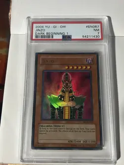 🔥Graded PSA 7 2004 Yu-Gi-Oh! - Jinzo - Dark Beginning 1 - Image 2