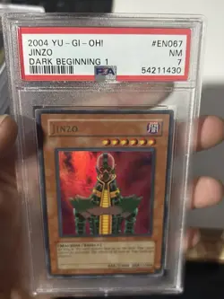 🔥Graded PSA 7 2004 Yu-Gi-Oh! - Jinzo - Dark Beginning 1 - Image 3