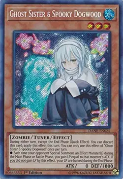 YuGiOh Ghost Sister & Spooky Dogwood Secret Rare 1st Edition DANE-EN025 M/NM - Image 1