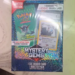 Pokemon TCG: Limited Edition Mystery Gems (1 Graded Card, 1 Booster Pack) - Image 5