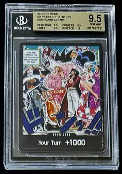 BGS 9.5 One Piece OP07 Don!! Card Alt Art - English - 500 Years in the Future - Image 1