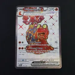 Magcargo ex Ultra Rare 191/167 Twilight Masquerade NM/M 2024 Pokemon TCG Card - Image 1