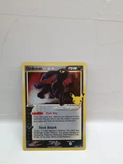 Umbreon Gold Star Holo Pokemon Celebrations Classic Collection Card #17 - Image 2