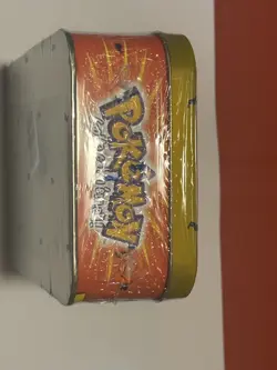 Sealed Topps Pokemon Cards Set 7 Packs TV Animation Edition Pikachu Tin 1999 - Image 2