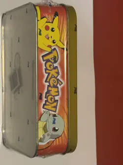 Sealed Topps Pokemon Cards Set 7 Packs TV Animation Edition Pikachu Tin 1999 - Image 5