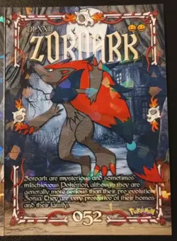 ZORUA ZOROARK X2 Cards Prisma Trick Or Treat Halloween Cracked Ice Holo - Image 3