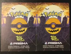 ZORUA ZOROARK X2 Cards Prisma Trick Or Treat Halloween Cracked Ice Holo - Image 4