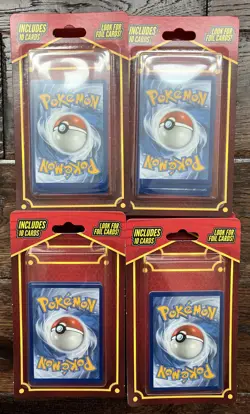 20 Count Lot - Pokemon, 2022 MJ Holdings, 10 Card Blister/Mystery Packs Sealed - Image 1