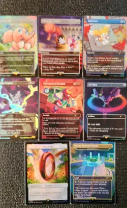 Magic the Gathering Secret Lair Sonic Chasing Adventure Foil - Image 1