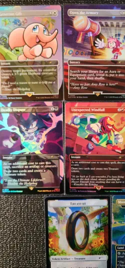 Magic the Gathering Secret Lair Sonic Chasing Adventure Foil - Image 2