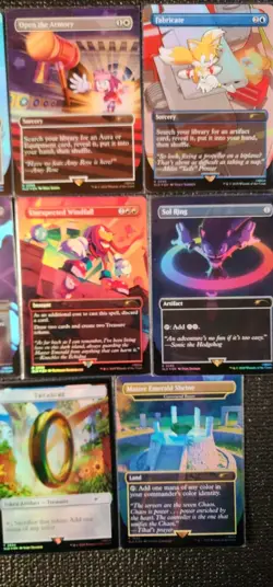 Magic the Gathering Secret Lair Sonic Chasing Adventure Foil - Image 3