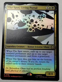 The Spot, Living Portal -Foil- Spider-Man Rare Marvel SPM 153 mtg NM/M - Image 1