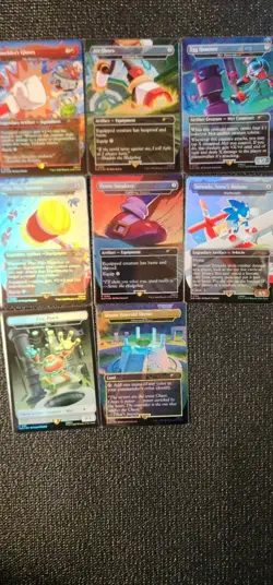 Magic The Gathering Secret Lair Drop Rainbow Foil Sonic Equipment NM - Image 2