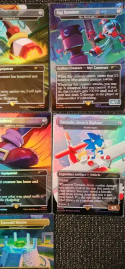 Magic The Gathering Secret Lair Drop Rainbow Foil Sonic Equipment NM - Image 3