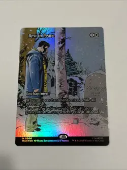 MTG: Rest in Peace (Borderless) Marvel Universe Eternal-Legal Foil Off Center - Image 1
